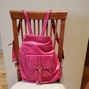 NEW Convertible genuine leather bag